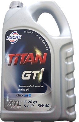 Масло моторное FUCHS TITAN GT1 5W40 (5L)