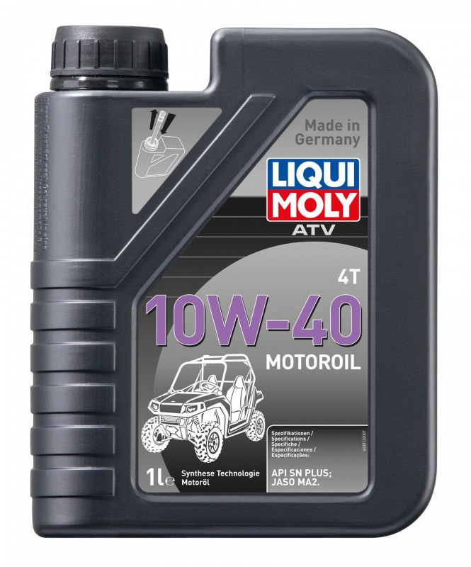 3013/7540 LiquiMoly НС-синт. мот.масло д/4-т.мотоц. ATV 4T Motoroil 10W-40 SN Plus MA2 (1л)