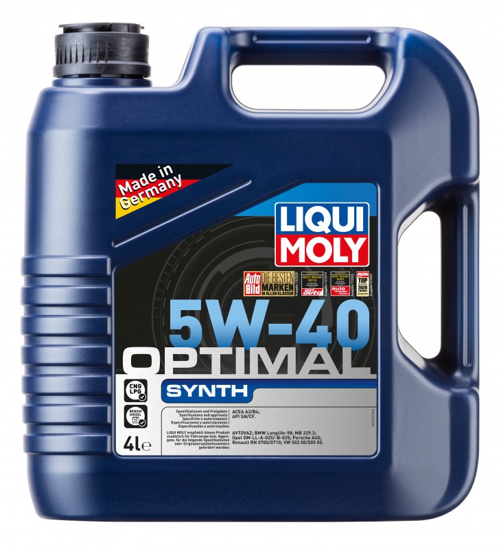 3926 LiquiMoly НС-синт.мот.масло  Optimal Synth 5W-40 SN/CF;A3/B4(4л)