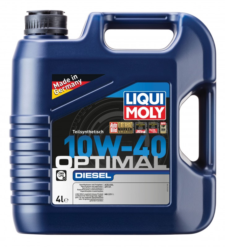 3934 LiquiMoly П/с. мот.масло Optimal Diesel 10W-40 CF B3 (4л)