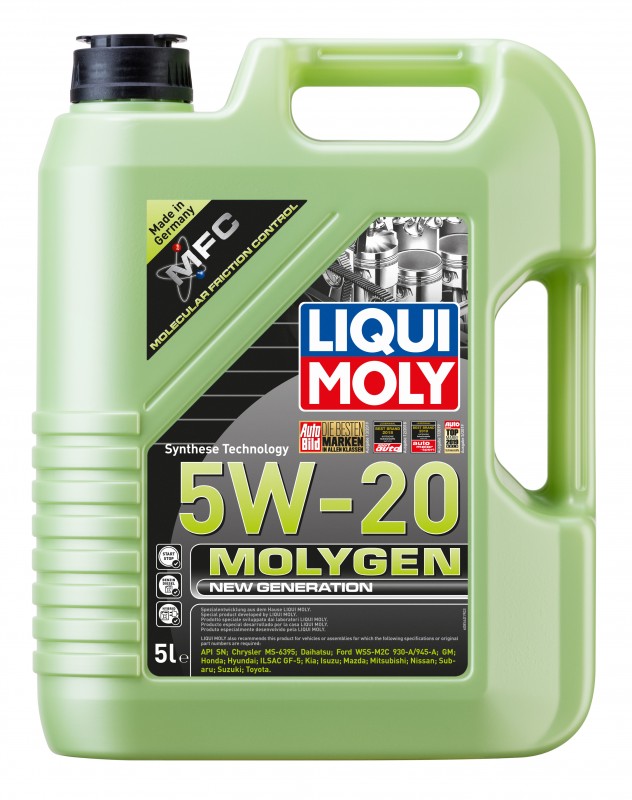 8540 LiquiMoly НС-синт. мот.масло Molygen New Generation 5W-20 (5л)