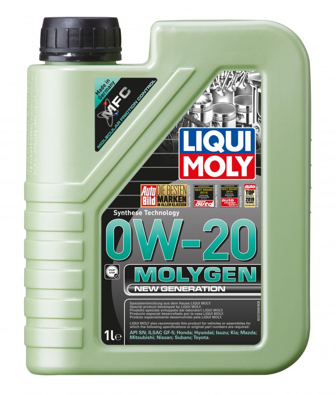 21356 LiquiMoly НС-синт. мот.масло Molygen New Generation 0W-20 (1л)