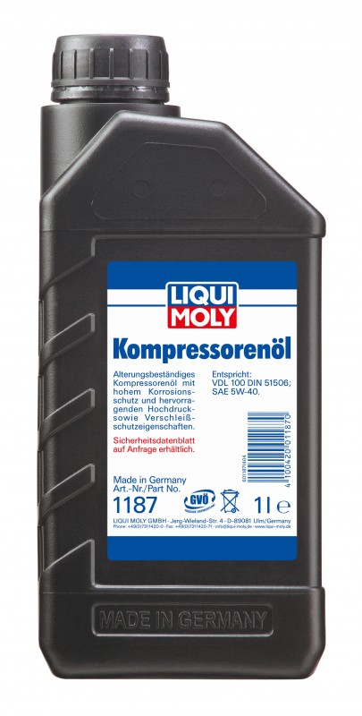1187 LiquiMoly НС-синт. компр.масло Kompressorenoil (1л)