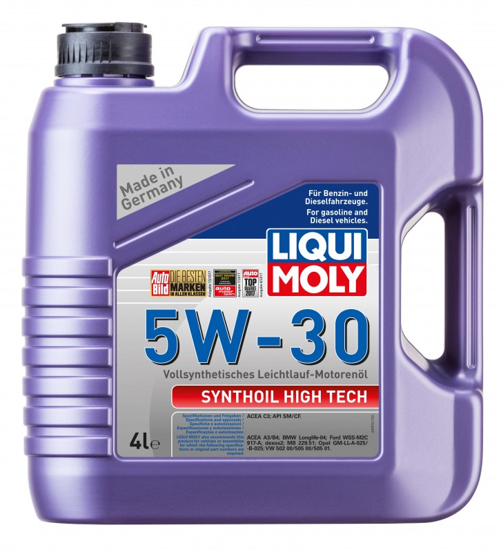 9076 LiquiMoly Синт. мот.масло Synthoil High Tech 5W-30 CF/SM C3 (4л)