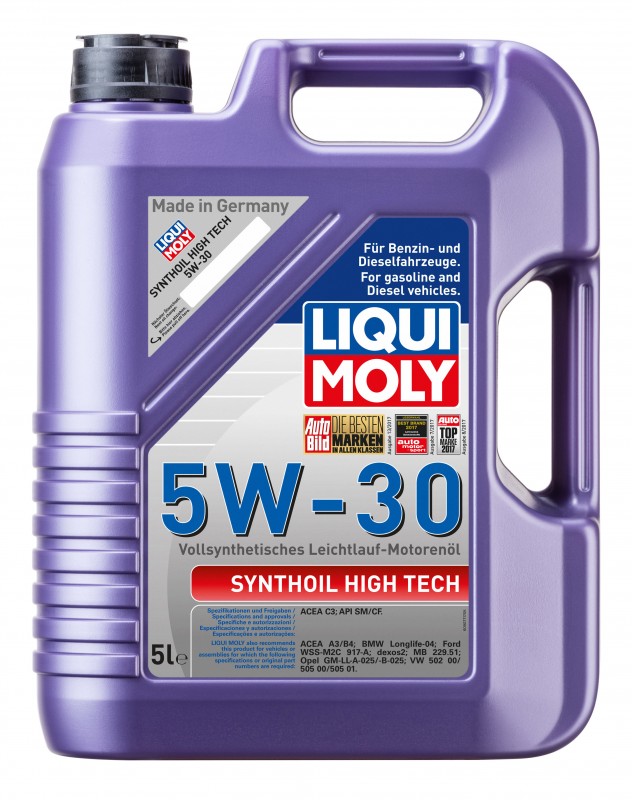 20959/9077 LiquiMoly Синт. мот.масло Synthoil High Tech  5W-30 CF/SM C3 (5л)