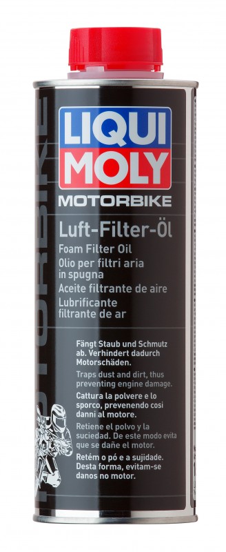 1625 LiquiMoly Ср-во д/пропитки фильтров  Motorbike Luft-Filter-Oil (0,5л)