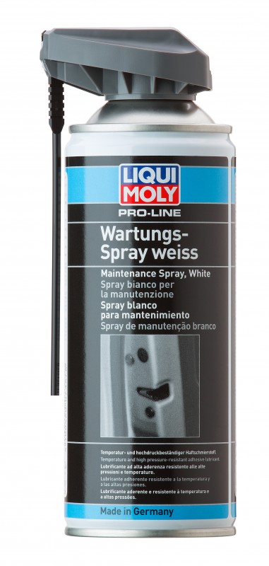 7387 LiquiMoly Грязеотталкивающая белая смазка Pro-Line Wartungs-Spray weiss (0,4л)